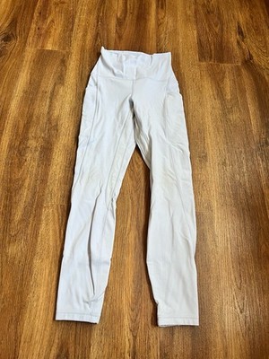 Lululemon Align HR Pastel Blue Pockets Leggings Tight 25  Size 