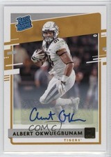 2020 Chronicles Draft Picks Donruss Rated Rookies Albert Okwuegbunam Auto 0c6