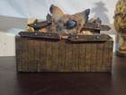 Vintage Rooster Napkin Holder Sunflower Kitchen Decor Resin DWK Corporation — photo 4