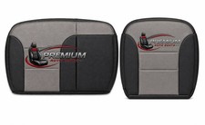 1999 2000 Chevy Tahoe Full Second Row Bottom Leather Seat Covers In 2tone Gray 1999 2000 Chevy Tahoe Full Second Row Bottom Leather Seat Covers In 2tone Gray