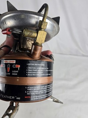 Vintage Coleman Exponent Feather 442 Dual Fuel Hiking Camping
