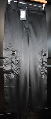 Damen Party Hose ''TMRW.BY NIGHT'' Gr. S, Satinstoff, Schwarz, NEU NP 24,99  