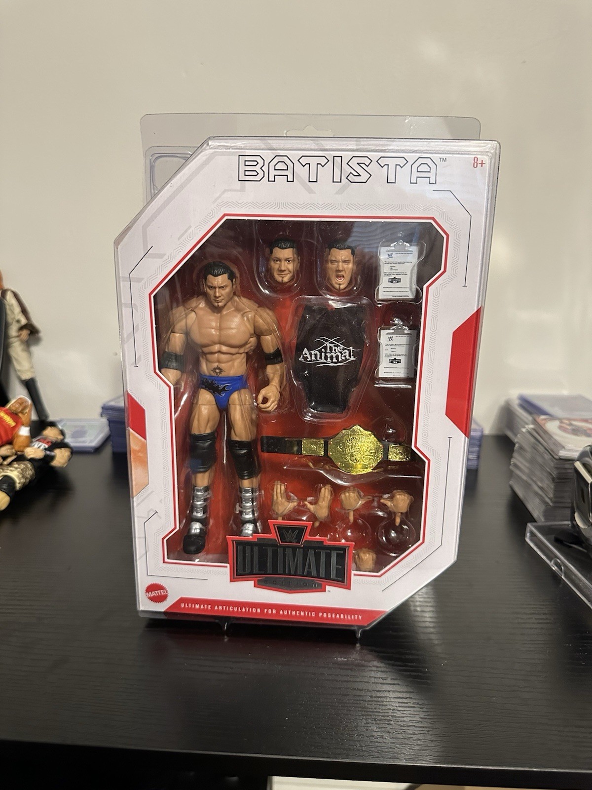 WWE Ultimate Edition Greatest Hits Batista Action Figure + Protector