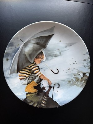 Donald Zolan  Touching the Sky  Plate 1982 First Issue Wonder of Childhood