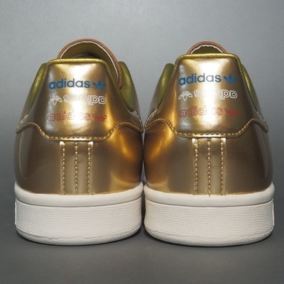 Size 9 - adidas Stan Smith Metallic Pack - Gold for sale online | eBay
