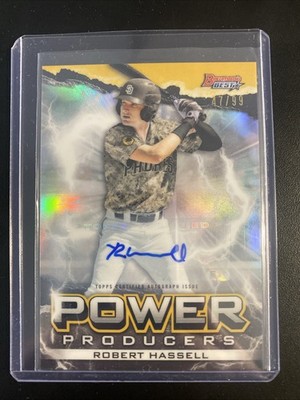 2020 Bowman's Best - Power Producers Robert Hassell #PP-RH Autographs /99
