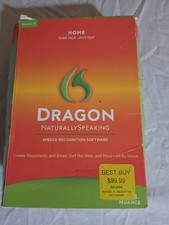Nuance Dragon Naturally Speaking Version 11 With Microphone Home New