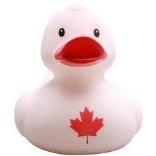 Canadian Maple Leaf Rubber Duck Large Jeep Ducking FAST US Shipper