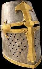 🪖 Crusader Knight Helmet – Medieval Helmet | 3D Printed Cosplay Armor | Painted