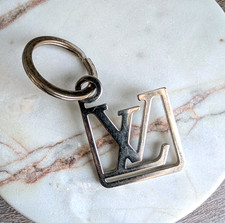 Rare Vintage Louis Vuitton "Initial Frame" Key Ring / Bag Charm