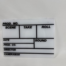 Insert Slate For Movie Production Clapper 12x9