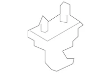 Genuine Audi Sun Visor Holder 8W0-857-562-A-QE2