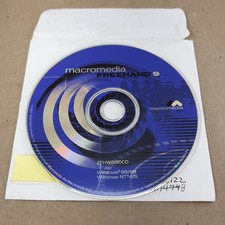 Macromedia Freehand 9 CD Software ZFHWIN90CD Windows 95 with Key READ