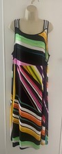 DORIS STREICH Plus Size 50 (UK Size 24) Multi-Coloured Long Dress
