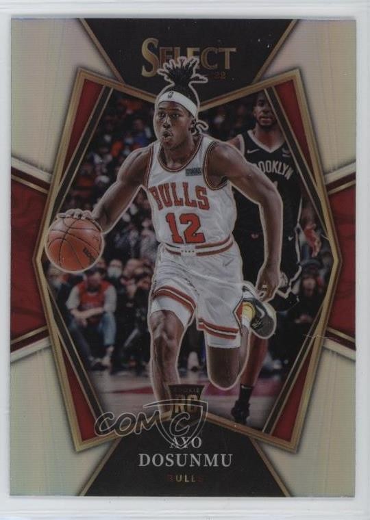 2021-22 Panini Select Premier Level Silver Prizm Ayo Dosunmu #154 1i9m