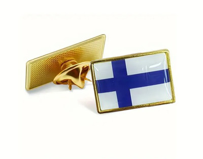 Finnland Anstecker Pin Fahne Siniristilippu Flagge Anstecknadel Finland Badge