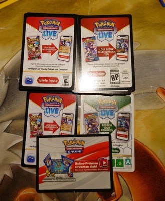 127x Pokémon TCG Live Codekarten | Zufällige Booster Codes | Online TCG Live