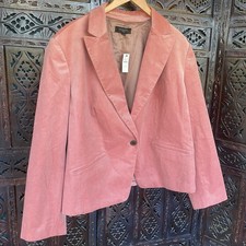 NWT Talbots Cotton Corduroy Blazer Womens 22W...