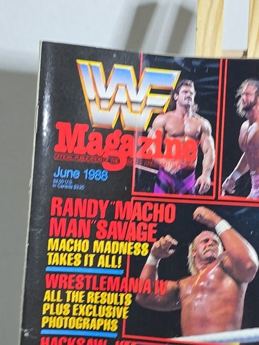 WWF WWE Magazine June 1988 Wrestlemania IV Hogan Savage Andre Duggan W/ Sleeve - Picture 3 of 11
