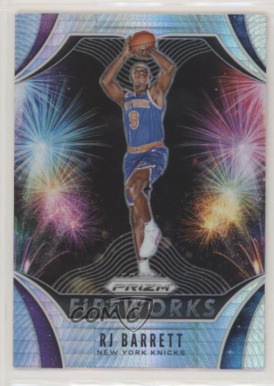 2019-20 Panini Prizm Fireworks Hyper Prizm RJ Barrett #27 Rookie RC 0bi6