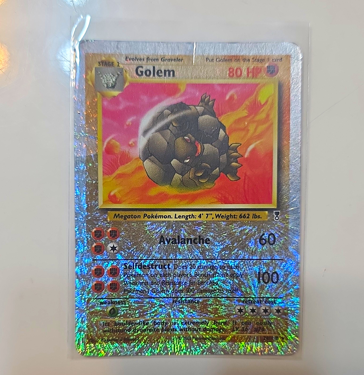 Pokémon TCG Golem 24/110 Legendary Collection Reverse Holo Rare English