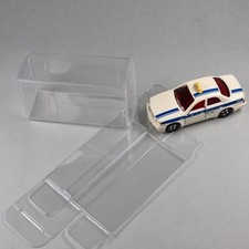 20/25/50pcs/1:64 Toys Car PVC Protector Box Case Display Box 41 43 82mm