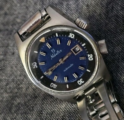 Nobellux Vintage Divers Watch Super Compressor Automatic | eBay