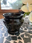 McCoy Pottery Planter Vintage Black Jardiniere No. 3