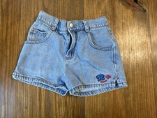 Vintage Baby Guess Jean Shorts Jorts Butterfly Size 4 Y Denim