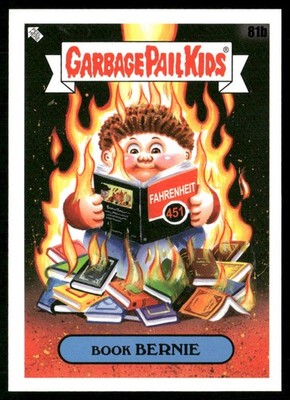 Book Bernie 2022 Topps Garbage Pail Kids: Book Worms #81b