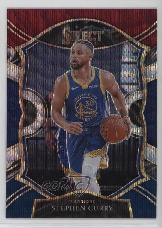 2020-21 Panini Select Concourse Tri-Color Prizm Stephen Curry #57 15ej