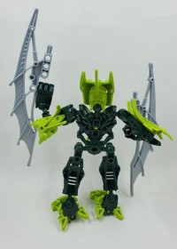 BT1 LEGO BIONICLE Stars 7117 GRESH Complete Manual, Golden Armor Piece Canister