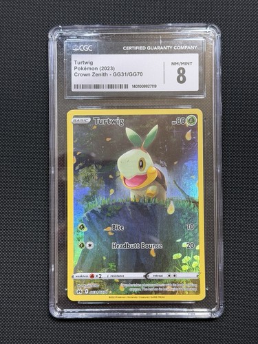 Turtwig graded CGC 8 for sale on eBay
