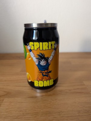 Dragon Ball Z Spirit Bomb Stainless Steel Can Tumbler 10oz | Goku | BPA Free