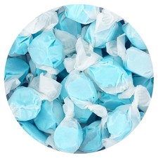 Blue Raspberry Salt Water Taffy, 1 Pound Bulk Bag, 1