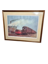 Stewart Hine Signed Railway Print Framed Limited Edition 67×52cm Train Art