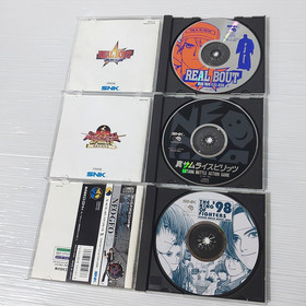SNK NEO GEO CDZ Console CD-T02 with 3 games Tested Import Japan #0003915