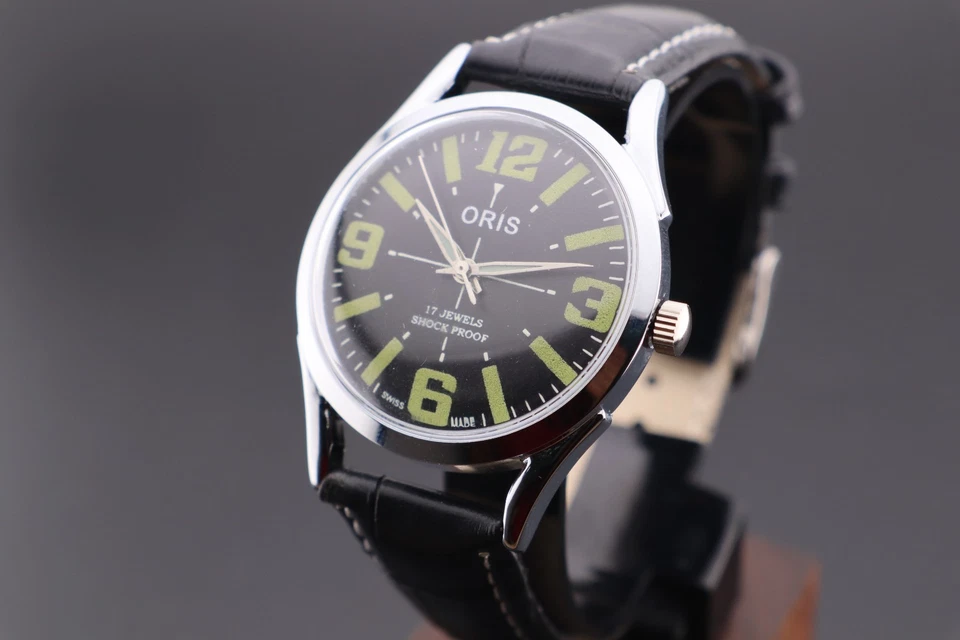 Oris Vintage Hand Winding Mechanical Men's Wrist Watch - Swiss Made - Image 3 of 4