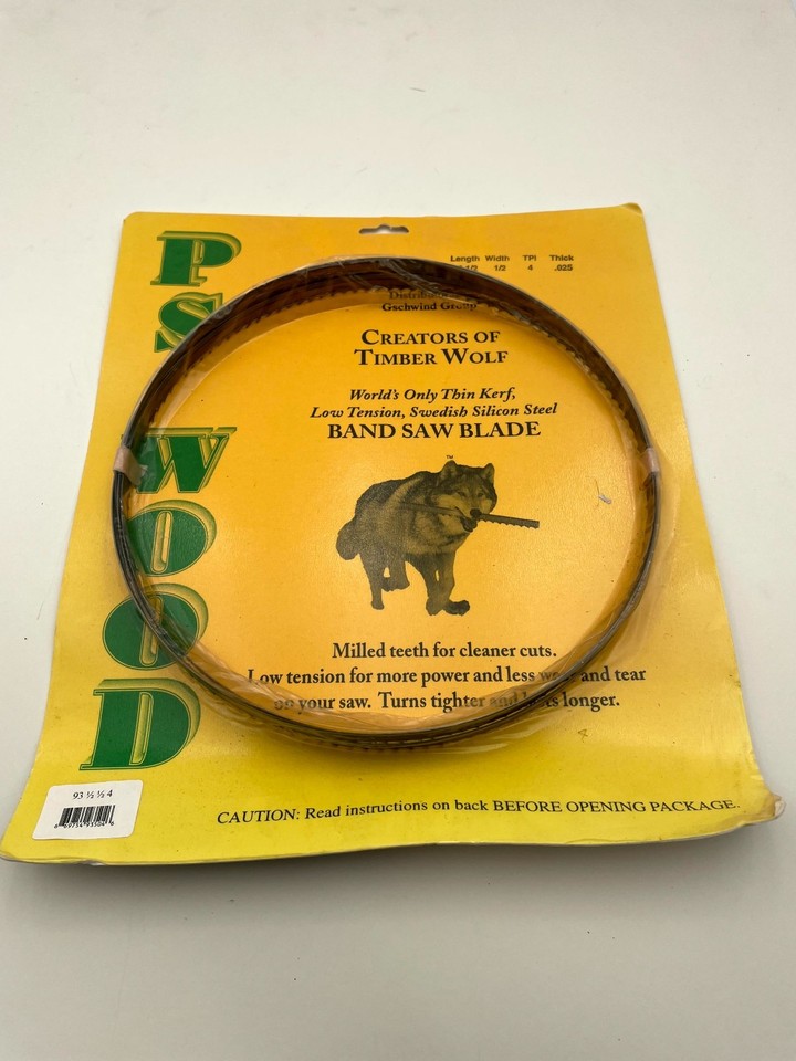 Scie A Ruban Timber Wolf Bandsaw Blade 3/4" X 93-1/2", 3 TPI Bosch Bandsaw