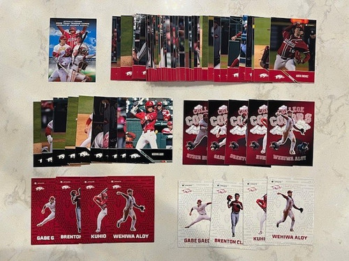 2025 Onit Arkansas Razorbacks Baseball *PICK YOUR PLAYER Base/Insert Card*