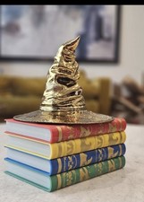 Harry Potter 25th Anniversary House Book GOLD Sorting Hat Popcorn Bucket