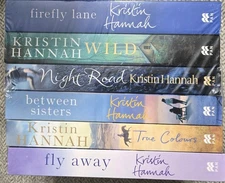 Kristin Hannah 6 Books Collection Set Paperback Firefly Lane Fly Away Wild Night
