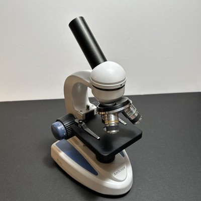AmScope M150C 40x-1000x Portable Student Compound Microscope Tested Working