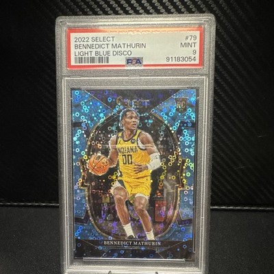 Panini 2022-23 Select Concourse Bennedict Mathurin RC #79 /99 PSA 9 Pacers
