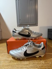 Men SZ 8.5- Nike Premier 3 FG Low Top Soccer Cleats Metallic Silver (HM0265-004)