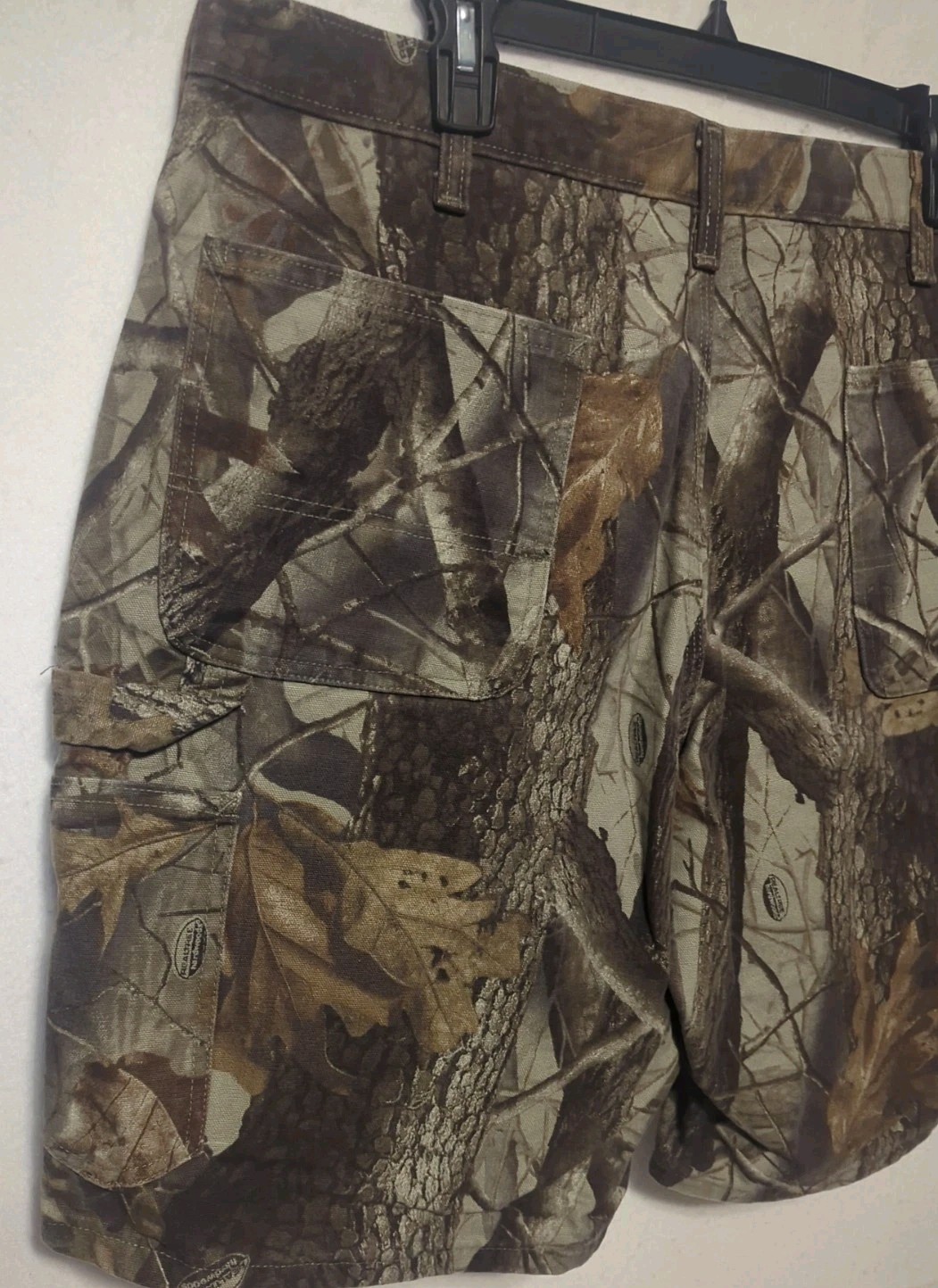 Carhartt B191 CMO Realtree Hardwoods Camo Carpenter Shorts Mens size 38 thumbnail 9