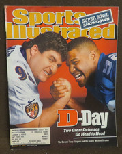 3523 SPORTS ILLUSTRATED JANUARY 29 2001 TONY SIRAGUSA MICHAEL STRAHAN