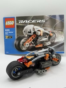 LEGO Racers H.O.T. Blaster Bike Set 8355 100% Complete 1730