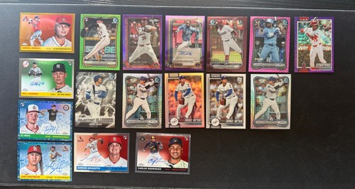 Topps/Bowman MLB 16-Card Lot | Ohtani, Autos, Parallels, Numbered
