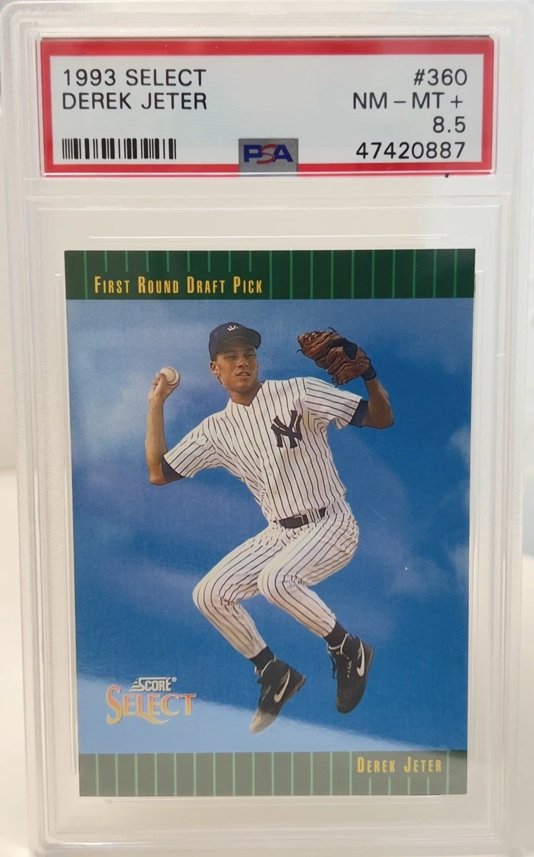 Derek Jeter Professional Sports Authenticator (PSA) 8.5 Graded